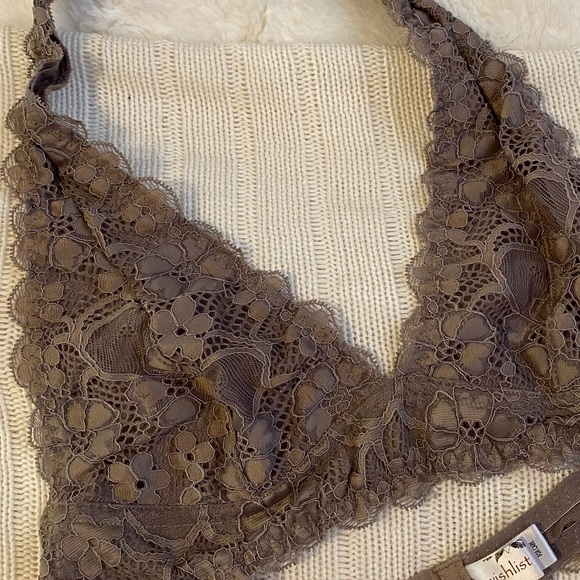 Lacy Halter Bralette - Picture 2 of 3